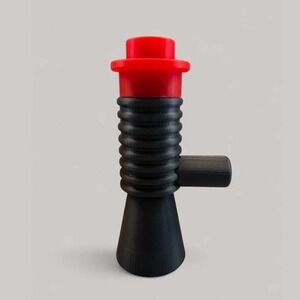 Black 3D Printed Star Wars Lego Blaster with‎ Red Stud-Pew Pew!